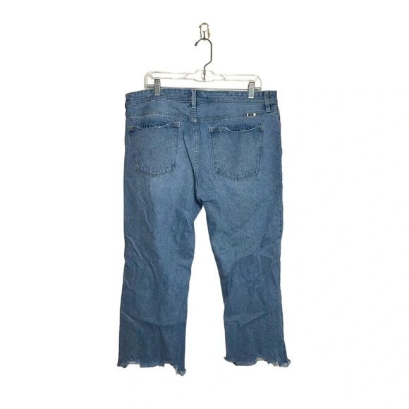 KanCan 100% Cotton Nonstretch Light Wash Ripped Straight Leg Jeans 32 Women’s - Picture 7 of 14